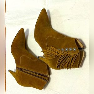 Belle Fringe Ankle Booties